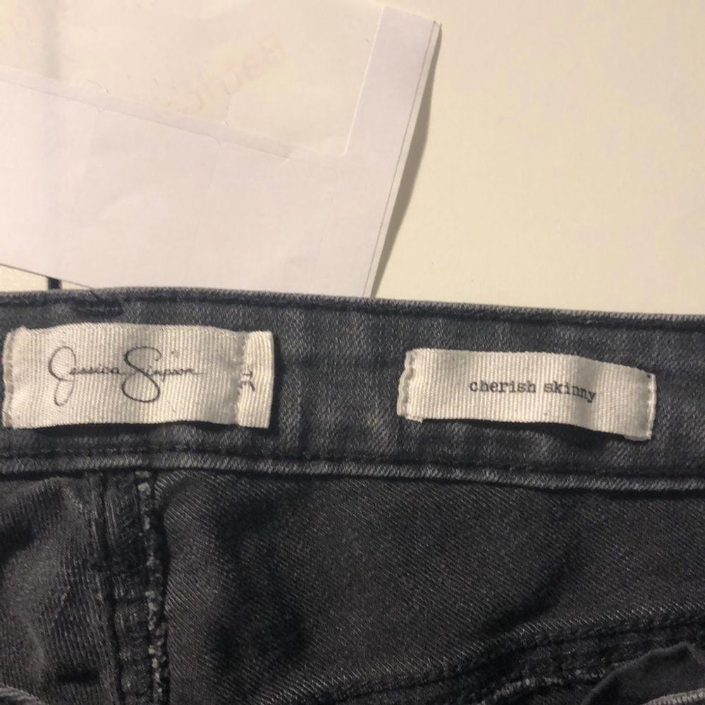 Jessica Simpson Cherish Skinny Black Jeans - Size 31 - Picture 3 of 5